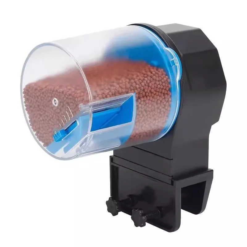 

Automatic Fish Feeder Aquarium Smart Timer Feeding Device Adjustable Dispenser for Koi Goldfish Tank Daily Food Auto Feeder Tool