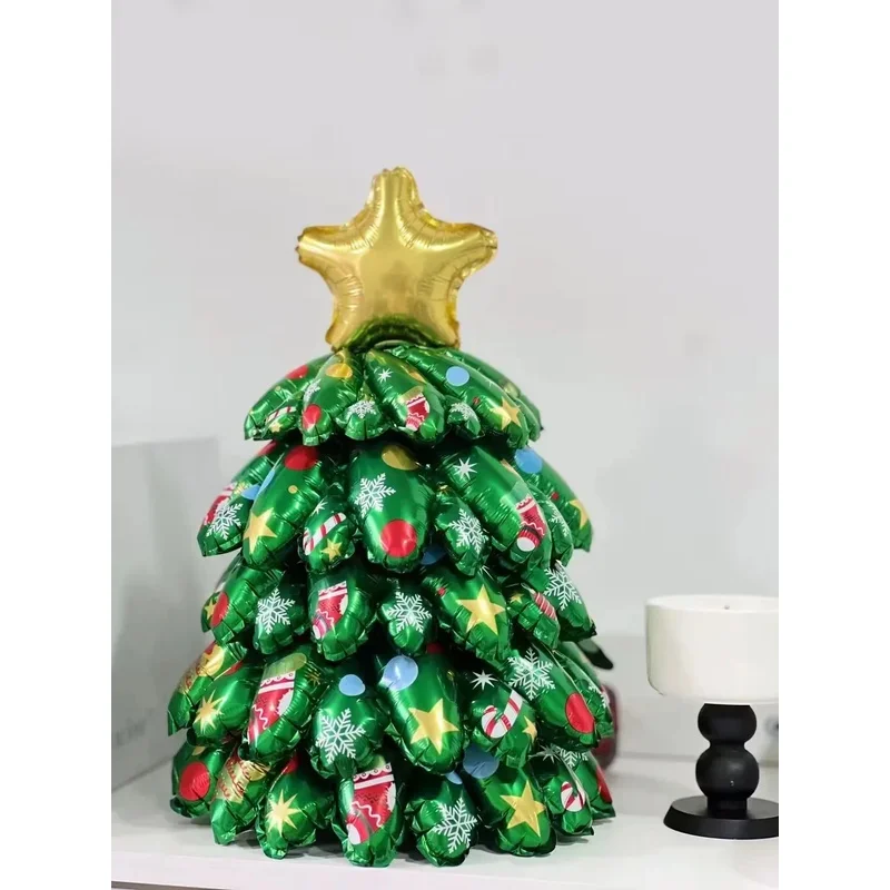 Christmas New Three-dimensional Christmas Tree Balloon Kindergarten Living Room Decoration Atmosphere Scene Layout