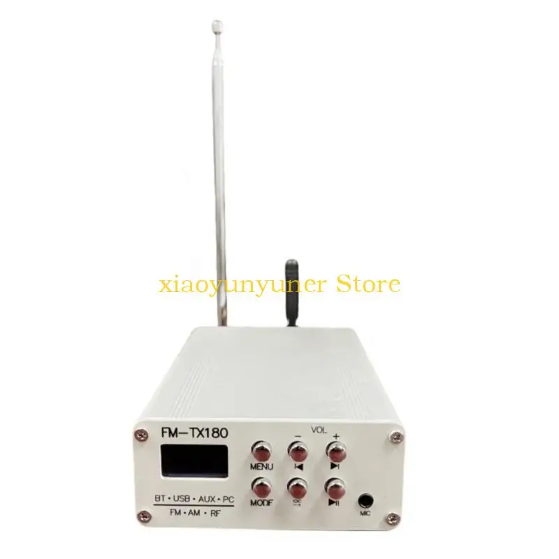 

P9JB Advanced TX180 Wireless FM Broadcasting Transmitter With Microphones Input For Theater Sound Light Shows
