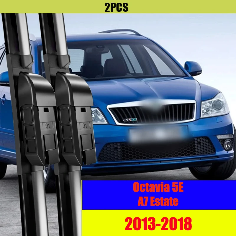 

Wiper Front Wiper Blades For Skoda Octavia 5E A7 Estate 2013 - 2018 Windscreen Windshield Window 24"19" Accessories