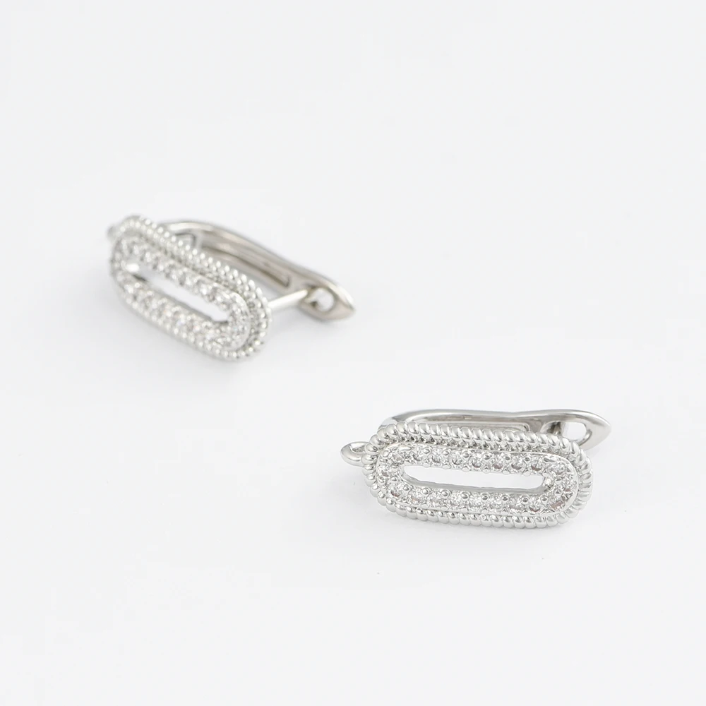 1 Pair 18K Gold Plated Brass E - Jewelry Making Brass ulasan dan harga
