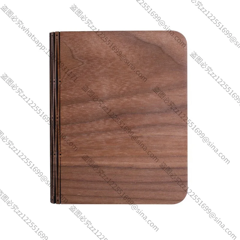 Suitable for Wooden DuPont Paper LED Turning Book Light, Creative Foreign Trade Night Light Gift Luminous Book Light