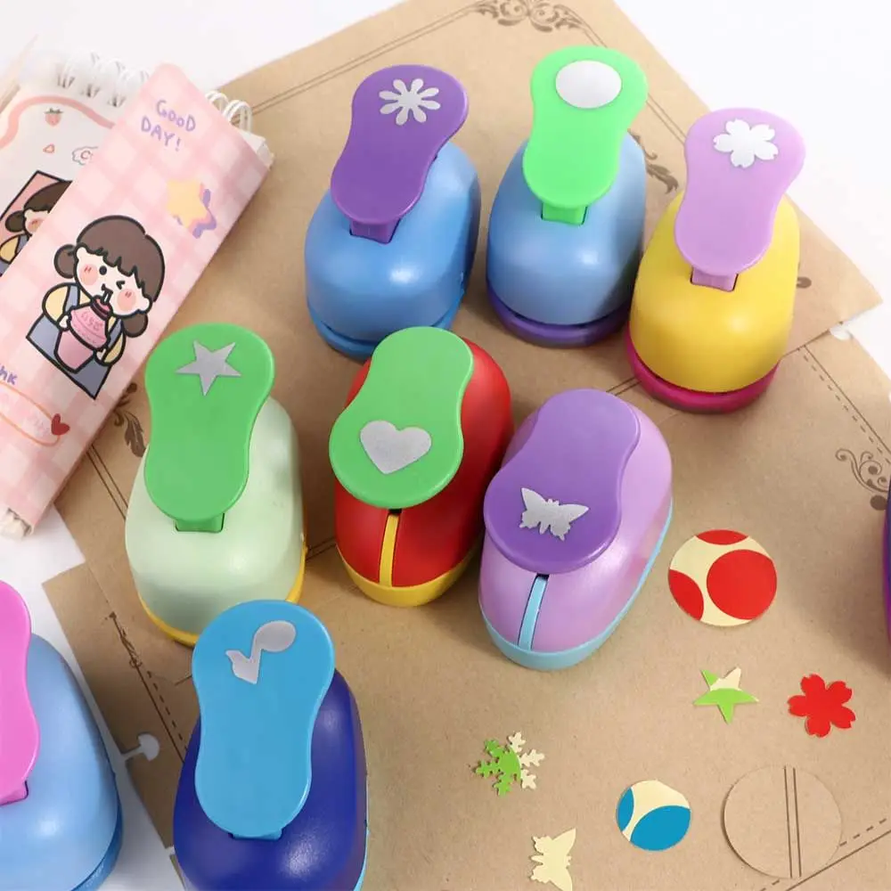 Craft DIY Craft Children Paper Embossing Sharper 9/16/25mm Kid Toy Circle Punch Hole Puncher Scrapbooking Punches Punches Maker