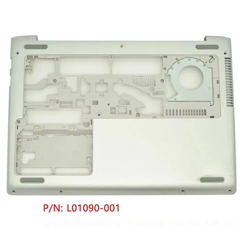 Hp Probook 440 g5 446 g5 l01090-001用の新しいケース,ベースカバー,dシェル