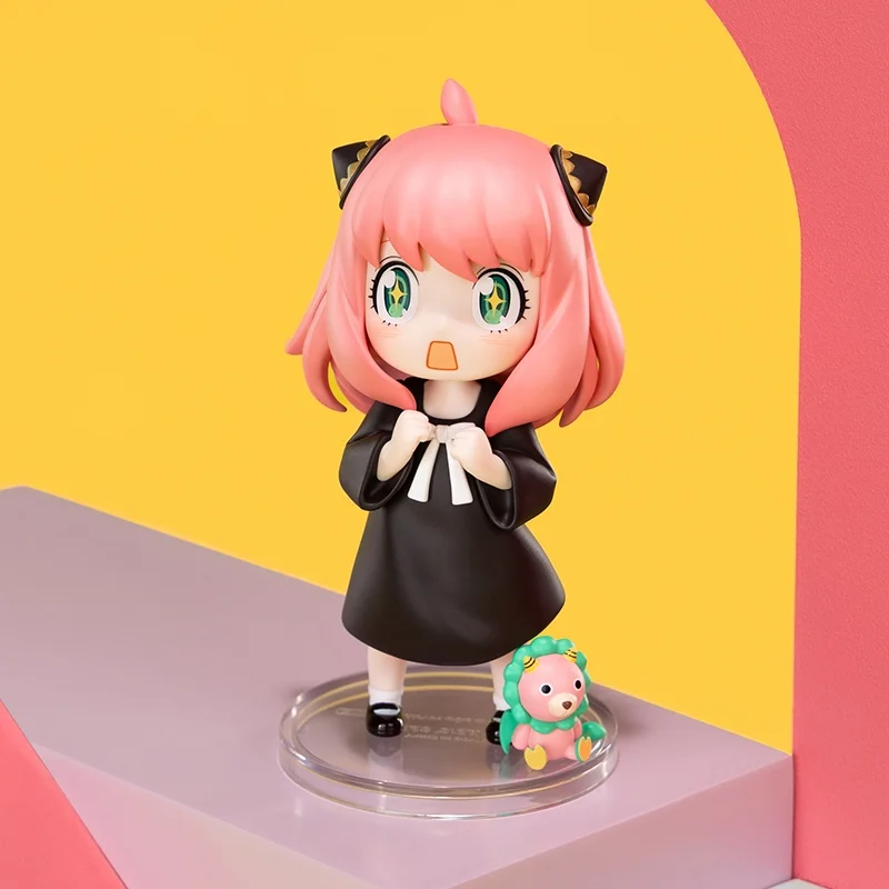 البوب مارت جاسوس x الأسرة أنيا الحياة اليومية DLC سلسلة صندوق أعمى صندوق غامض Kawaii زخرفة التماثيل ديكور المنزل سطح المكتب نموذج دمية