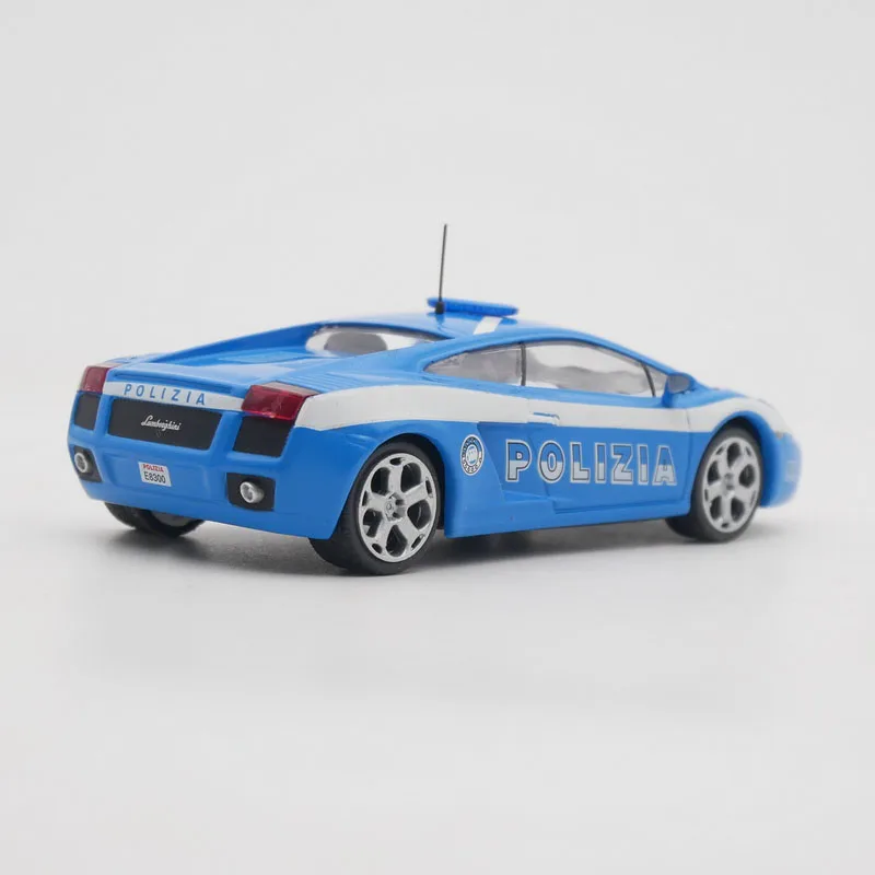 Diecast escala 1:43 galardo polícia simulação liga modelo de carro exibição estática presente colecionável brinquedo lembrança decoração