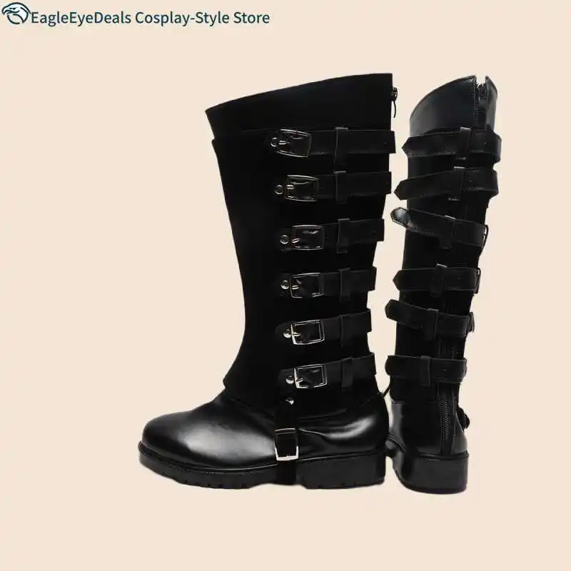 أحذية Game Cry 5 Virgil التأثيرية مع زيادة الشيطان قد ميزة الملحقات للأحذية المصنوعة حسب الطلب وشعر مستعار