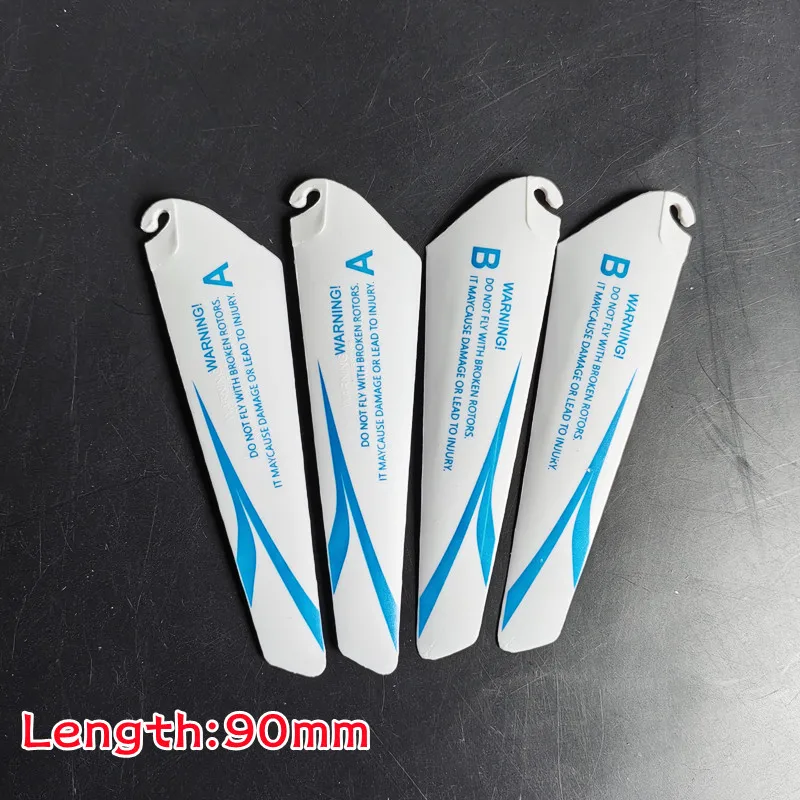 4pcs AB 9CM spare blades Fans Props for r/c mini helicopter rotor rc CH002 CH023 Drone Copter Toys Spare Parts Accessories