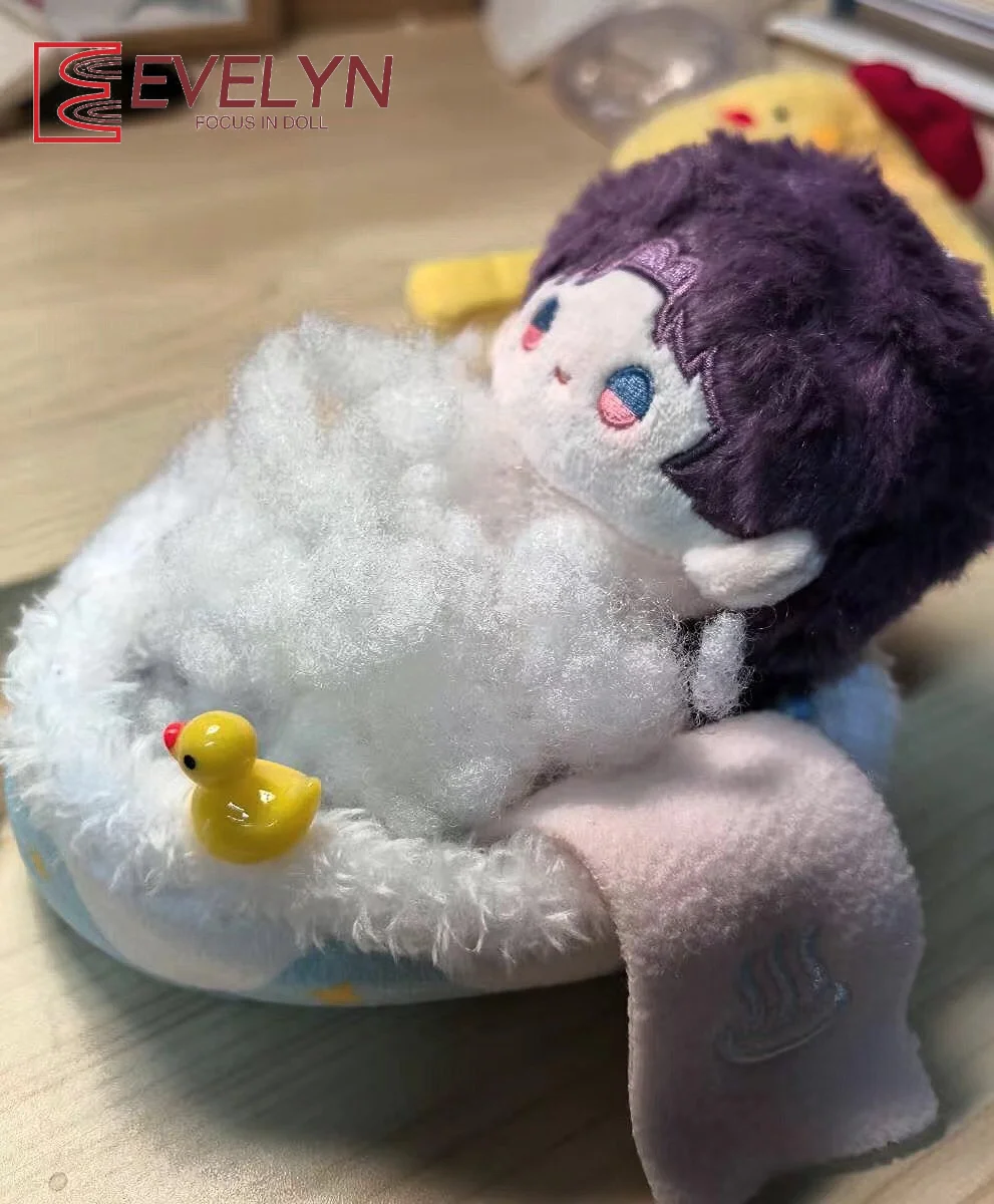 Evelyn Mode Kreative Puppe Badewanne Geeignet Für 10-13 cm Baumwolle Puppe Kleidung Dekoration Für Bär Puppe der Baden