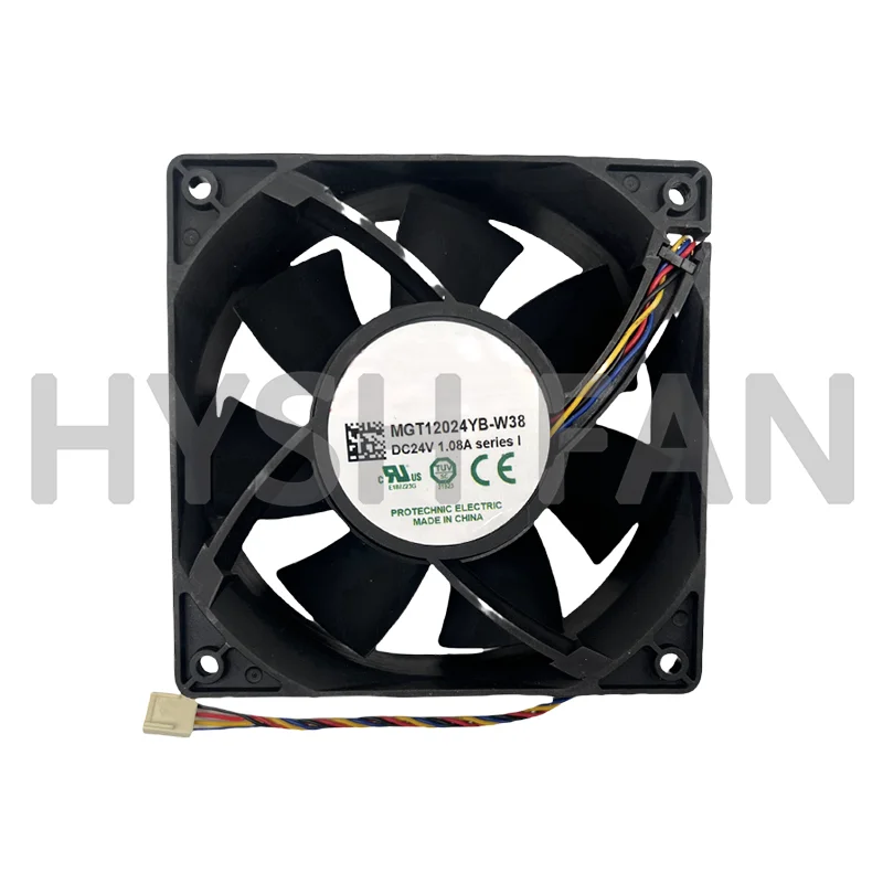 MGT12024YB-W38 12038 DC24V Violent Heat Dissipation Fan