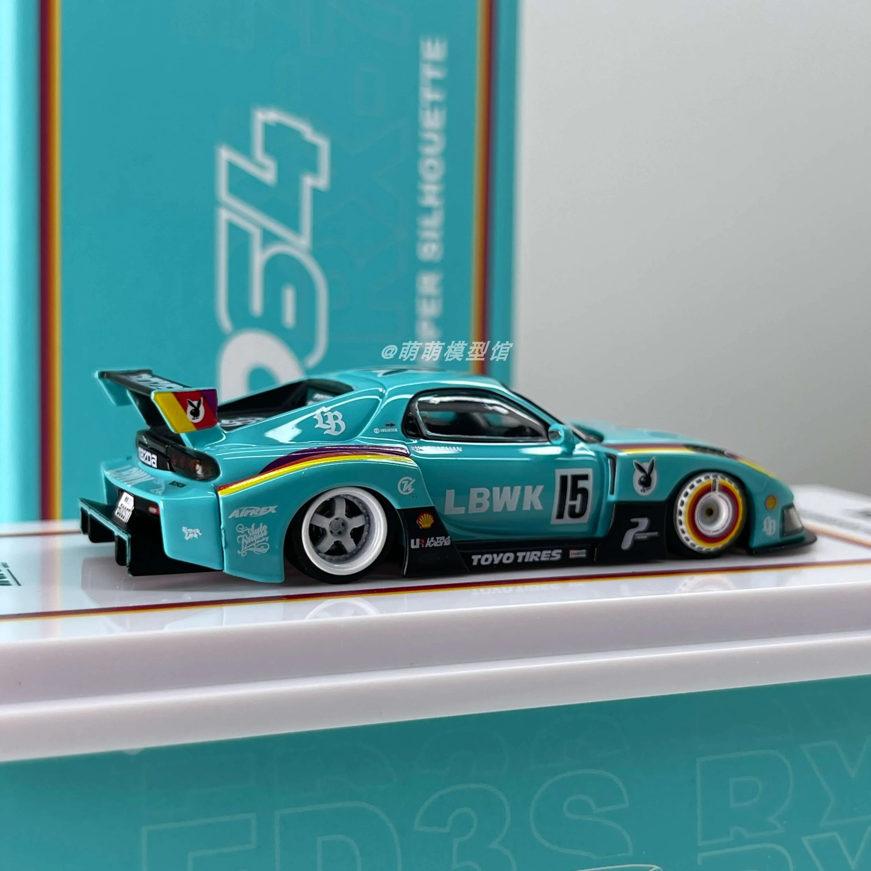 inno 1/64 RX-7 Mazda alloy car model toy