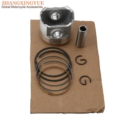 Scooter 37mm Piston Kit For Peugeot Vivacity 50 Speedfight 3 Kisbee 50cc 4-Stroke XS1P37QMA Engine Parts