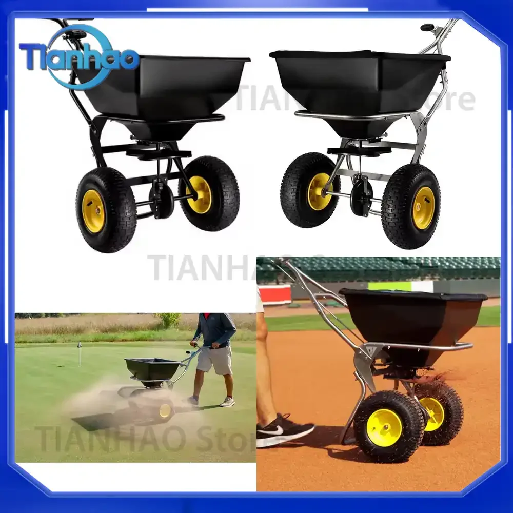 RCM Good Quality Factory Direct Manure Spreader Side Discharge Hand Fertilizer Spreader Gun for Salt Spreader