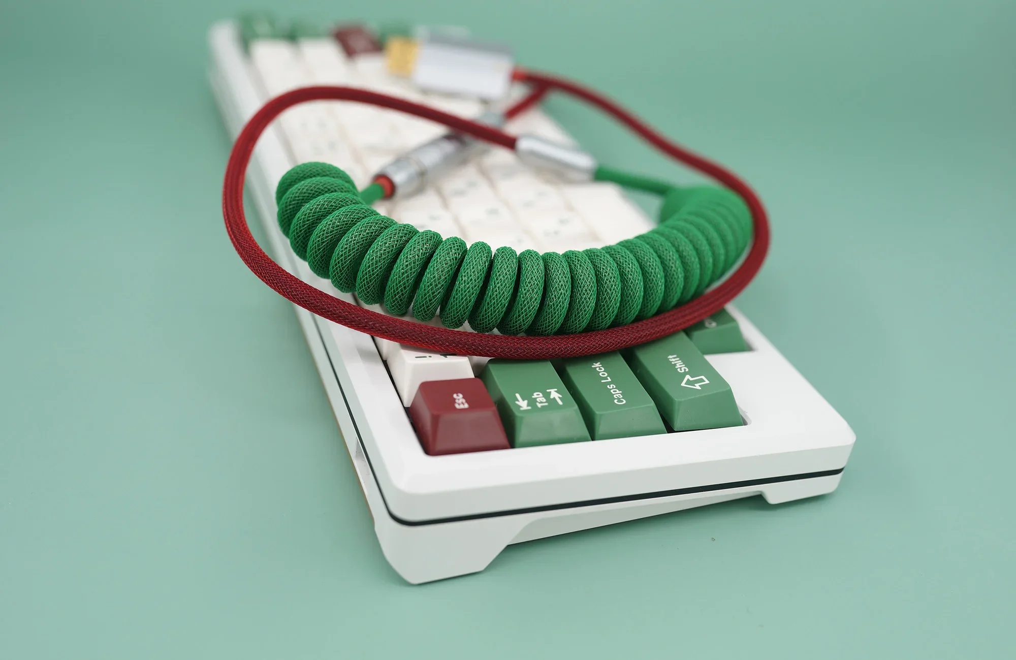 GeekCable Handmade Custom Computer Mechanical Keyboard Data Cable GMK Theme SP Keycap Line New Camping