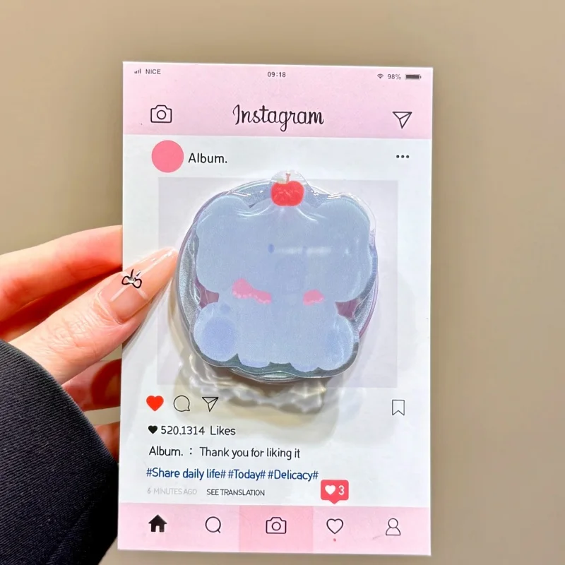 

Korean Cute Cartoon Elephant For Magsafe Phone Magnetic Griptok Stand For iPhone Funny Foldable Wireless Charging Case Holder