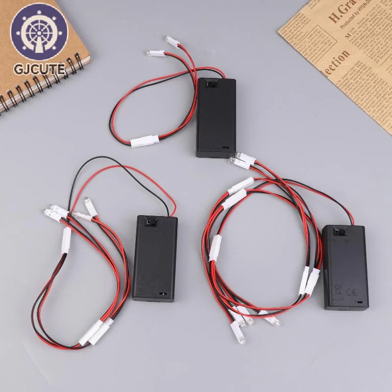 DIY 인형의 집 조명용 슈퍼 브라이트 3V LED 램프 비즈, No.5 배터리 작동