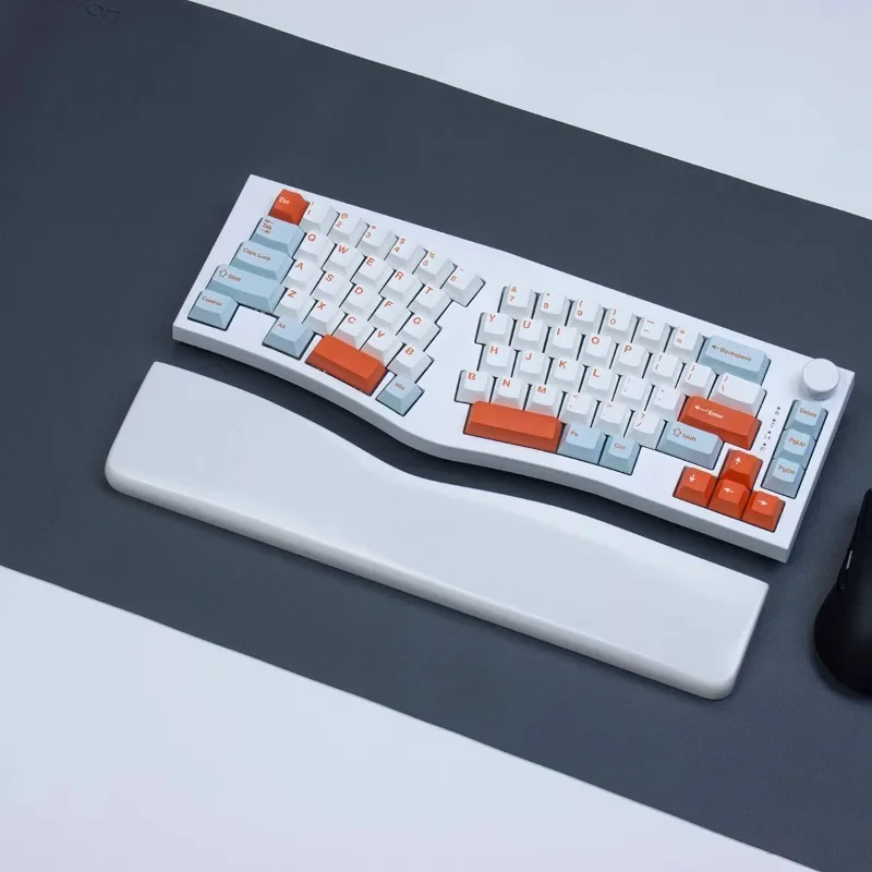 FEKER Alice75/80/98 Marble Palm Rest Custom Quartz Mechanical Keyboard Alien Wrist Rest Natural Stone Non-slip Game Palm Stree