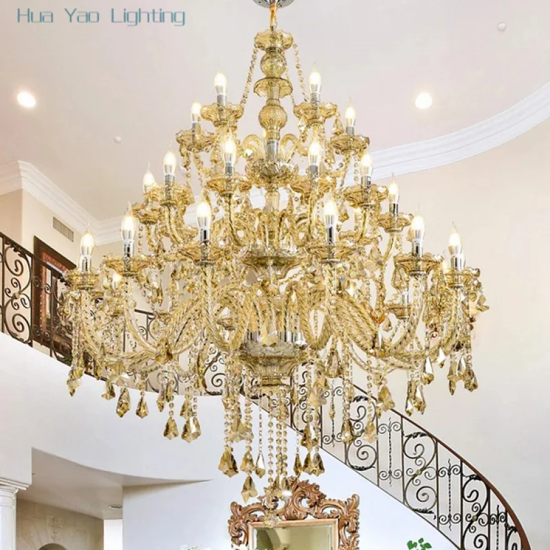 

Classic Lighting Modern Crystal Chandeliers Luxury Living Room Light Fashion Large Hall Contemporary Decorate Nordic Dining