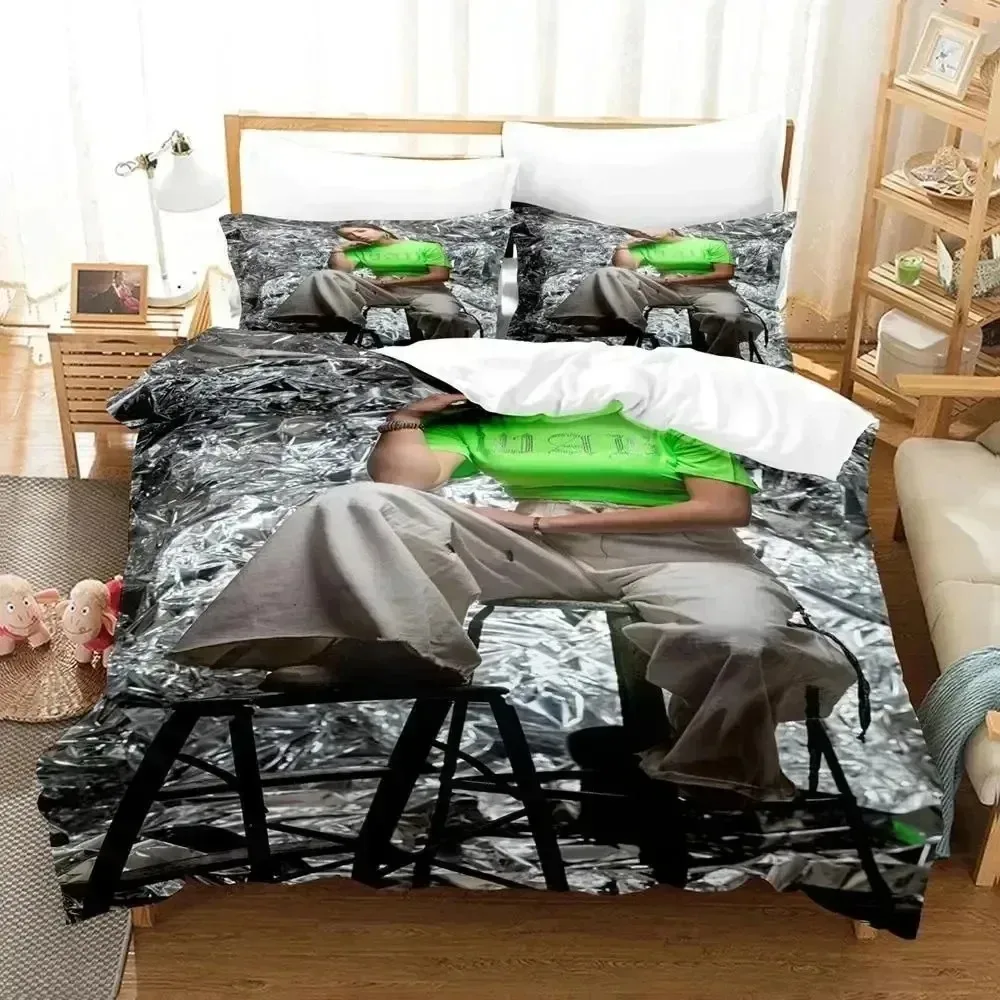 

3D Print Eva Queen Bedding Set 3D Printed Suitable for Bedroom Duvet Cover Set With Pillowcases Kids Home Textile