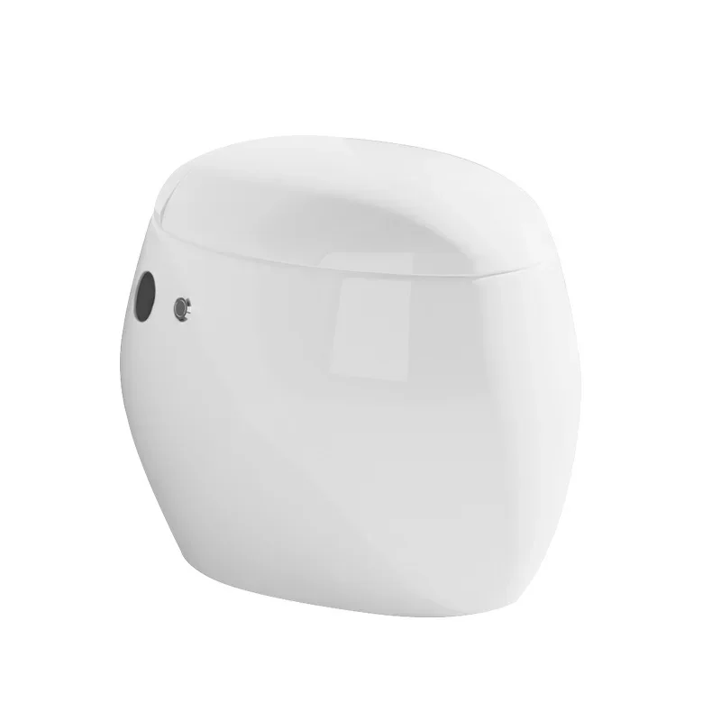 Bathroom pulse non water tank toilet, small unit bathroom, siphon type household egg shaped toilet, electric light intelligent