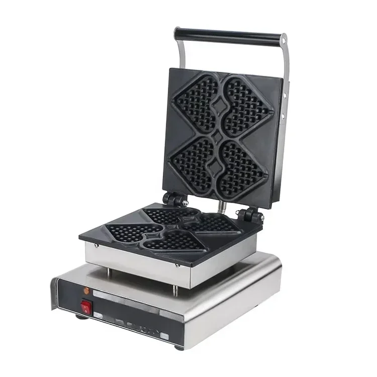Snack Equipment Commercial Heart Shaped Waffle Maker Electric Waffle Machine Makers With Factory Price