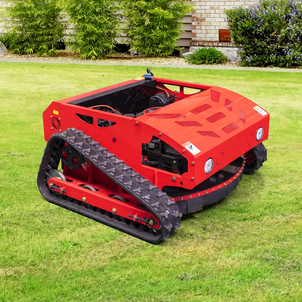 Crawler Lawn Mower Self Propelled Remote Control Garden Grass Cutting Machine Automated Lawn Mower