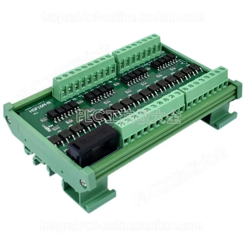 16 Channel PLC Output Amplifier Board Relay IO Board Solenoid Valve Drive Board Solid-state Relay