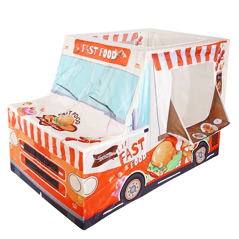 เต็นท์เด็กเล่นบ้านในร่มและกลางแจ้งผู้ชายและผู้หญิงรถของเล่นขนาดเล็ก House ครอบครัวที่ดีที่สุดของเล่น