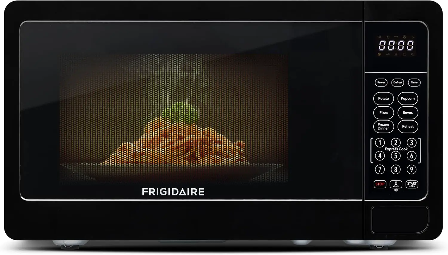 Compact 0.7 Cu. Ft. Microwave Oven, Black