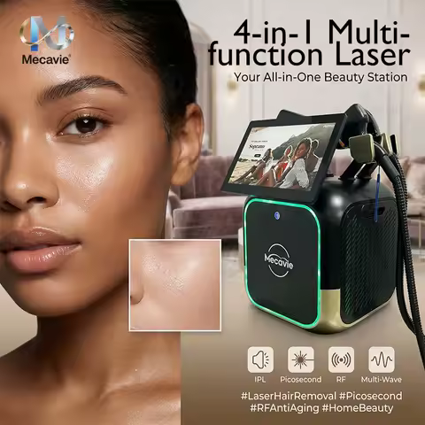 Newest 4 In 1 Diode Laser Pico 808 Carbon Peeling RF Ipl Nd Yag Picosecond Laser Opt Hair Removal Tattoo Removal Machine 5000W
