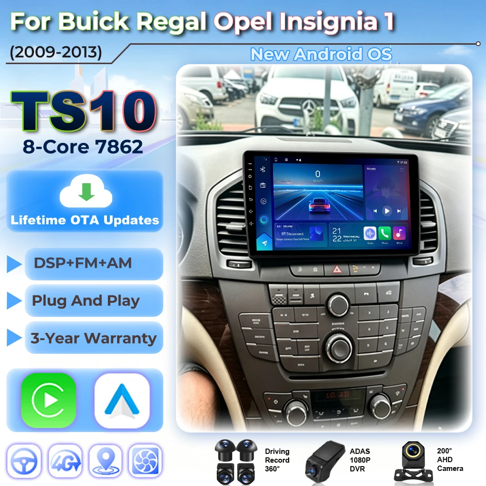 Car Radio Gps Navigation 10 Inch - Radio Mobil Autoradio Carplay untuk Buick