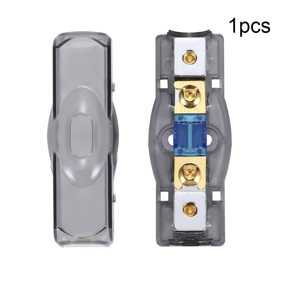 30-200A Car Fuse Holder 100A 150A 200A 30A 32V DC 60A AGU Audio Automotive Holder Motor Home Plastic Cover Power Supply Duable