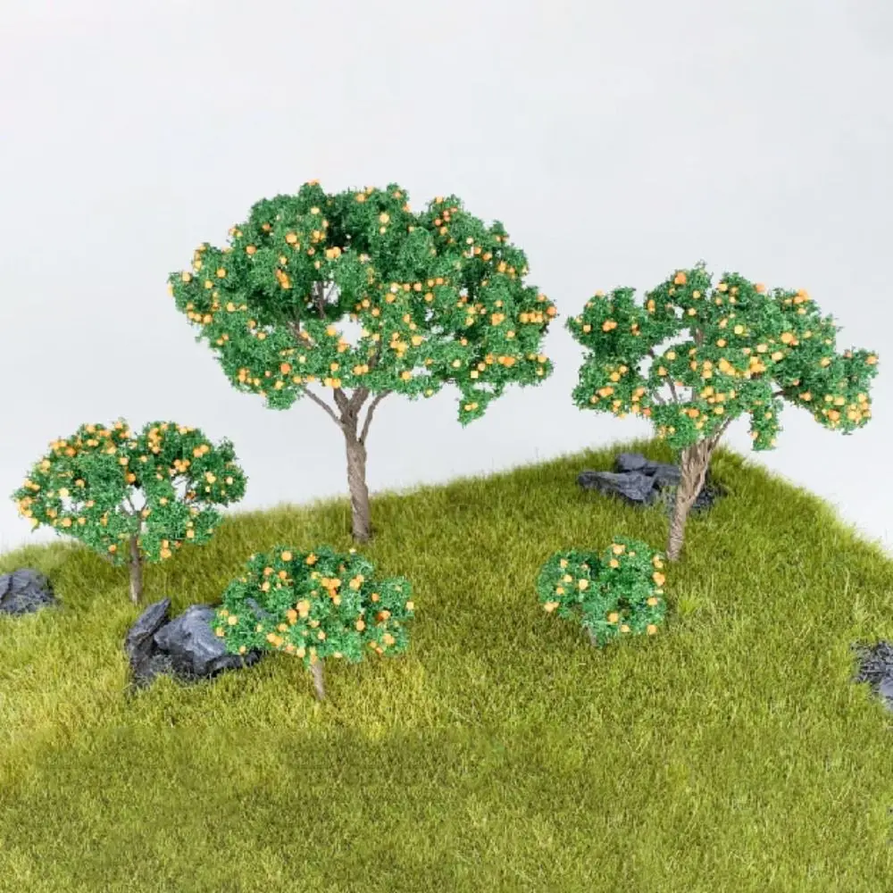 DIY Multi-size Miniature Fruit Trees Sand Table Layout Lifelike Simulation Tree Figurine Fairy Garden Accessories Scene Model
