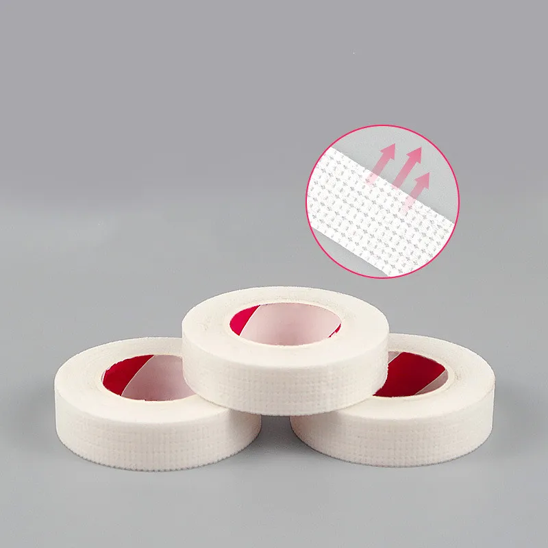 5/10 Eyelash Extension Tape Breathable White Lash Extension Tape Lash Pads Under Eye Patches Lint Free Hypoallergenic for Makeup