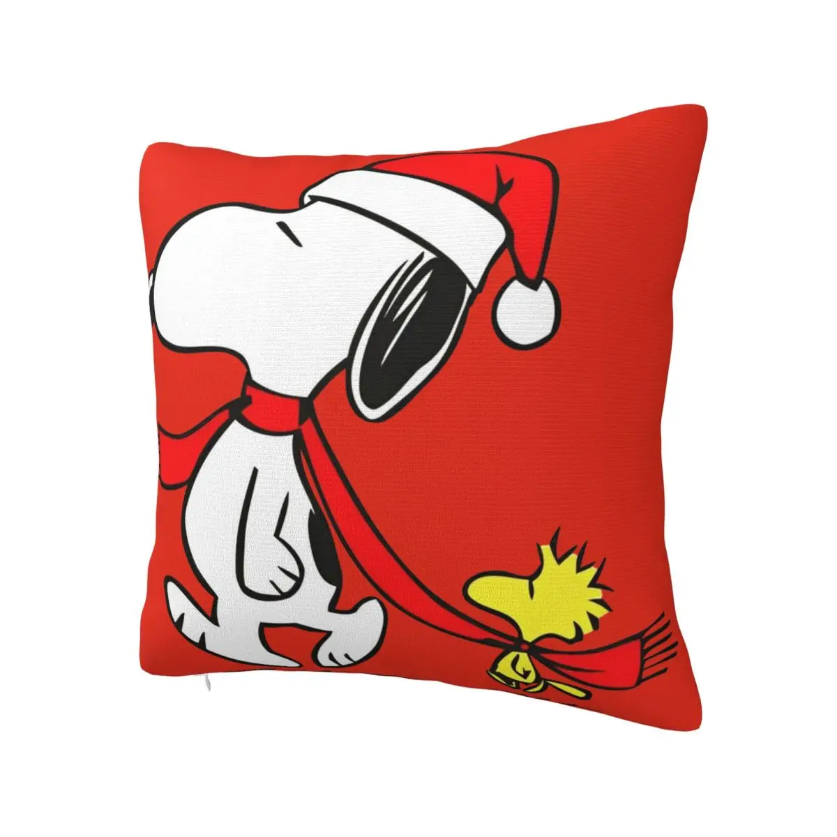 Christmas Snoopy Cartoon Pillow Cover Woodstock Peanuts Charlie Brown Cushion Cover Pillow Case Pillowcases For Home Decoration