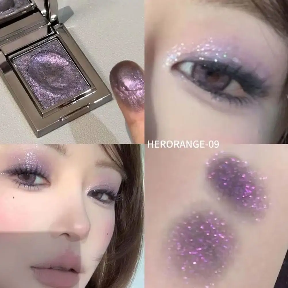 カメレオン スモーク ブルー アイシャドウ プレート メタリック ブロンズ グリーン パープル ダイヤモンド ブライトニング マッシュポテト グリッター ハイライター