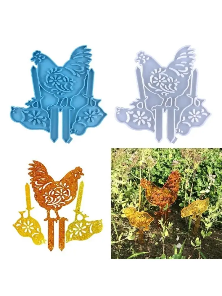 

Silicone Molds Animal Plant Marker Labels Epoxy Casting Molds DIY Craft