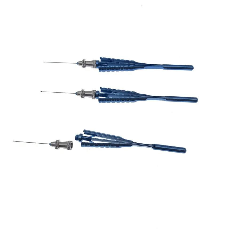 Head Serrated Capsulorhexis Gripping Forceps 23G 25G Titanium Ophthalmic Cataract Surgical Instruments