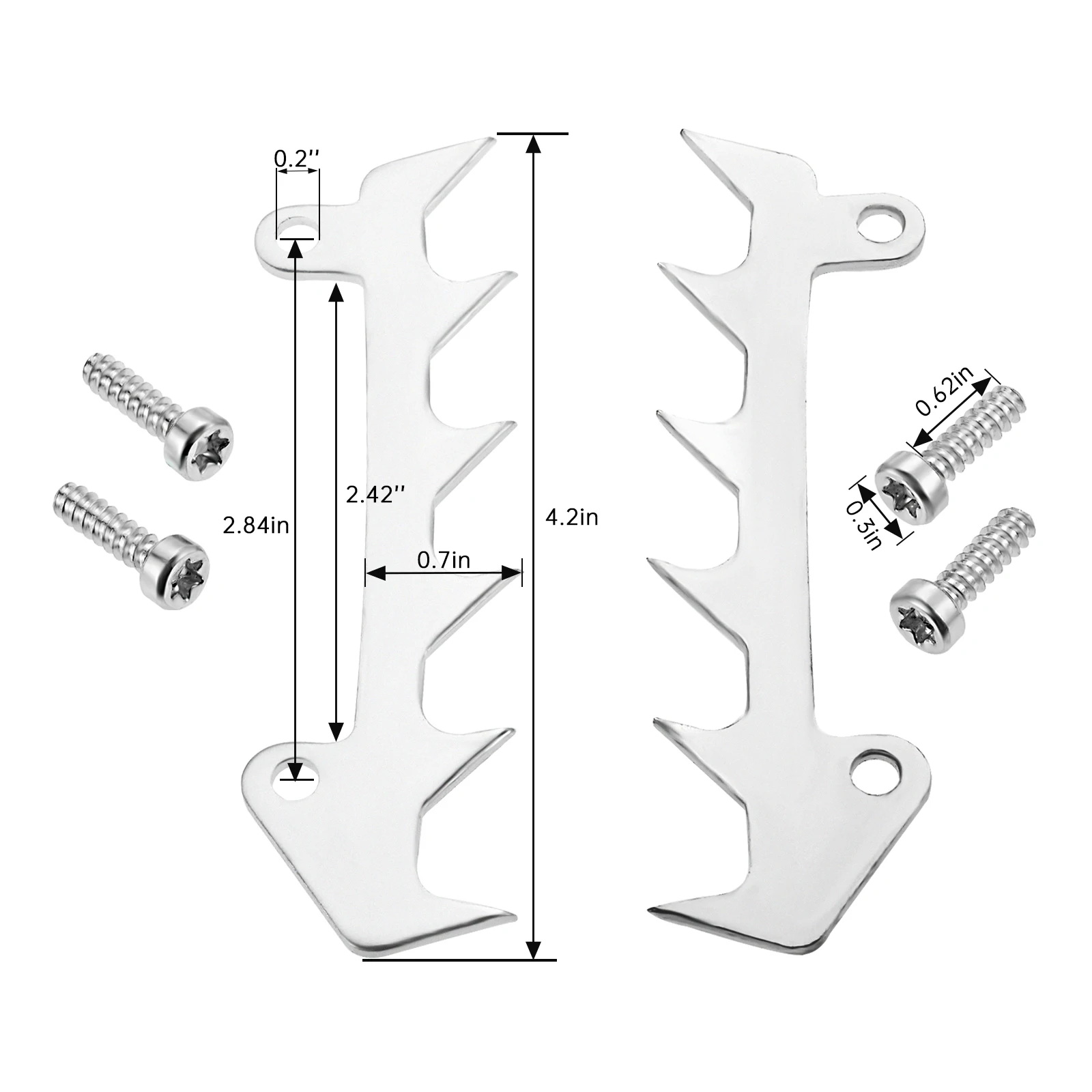 2 قطعة الوفير سبايك قطع الكلب والمسمار صالح ل Stihl MS170 MS180 230 250 171 181 018 021 190T بالمنشار قاطع غاز جزازة العشب