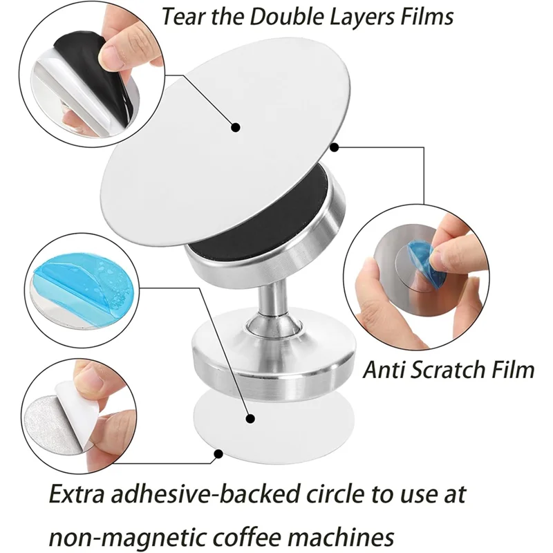 ABKY-для бездонных портафильтров, зеркало для эспрессо-экстрактор для извлечения кофе из нержавеющей стали, светоотражающее наблюдение, стекло ABKY-для бездонных портафильтров, зеркало для эспрессо-экстрактор для извлечения кофе из нержавеющей стали, светоотражающее наблюдение, стекло