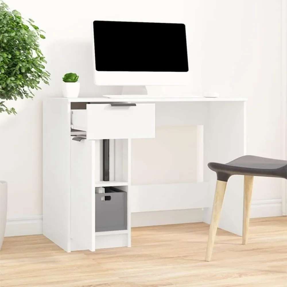 Computer Writing Desk,Sturdy Home Office Desk,Reception Desk,for Bedroom, Living Room, Study