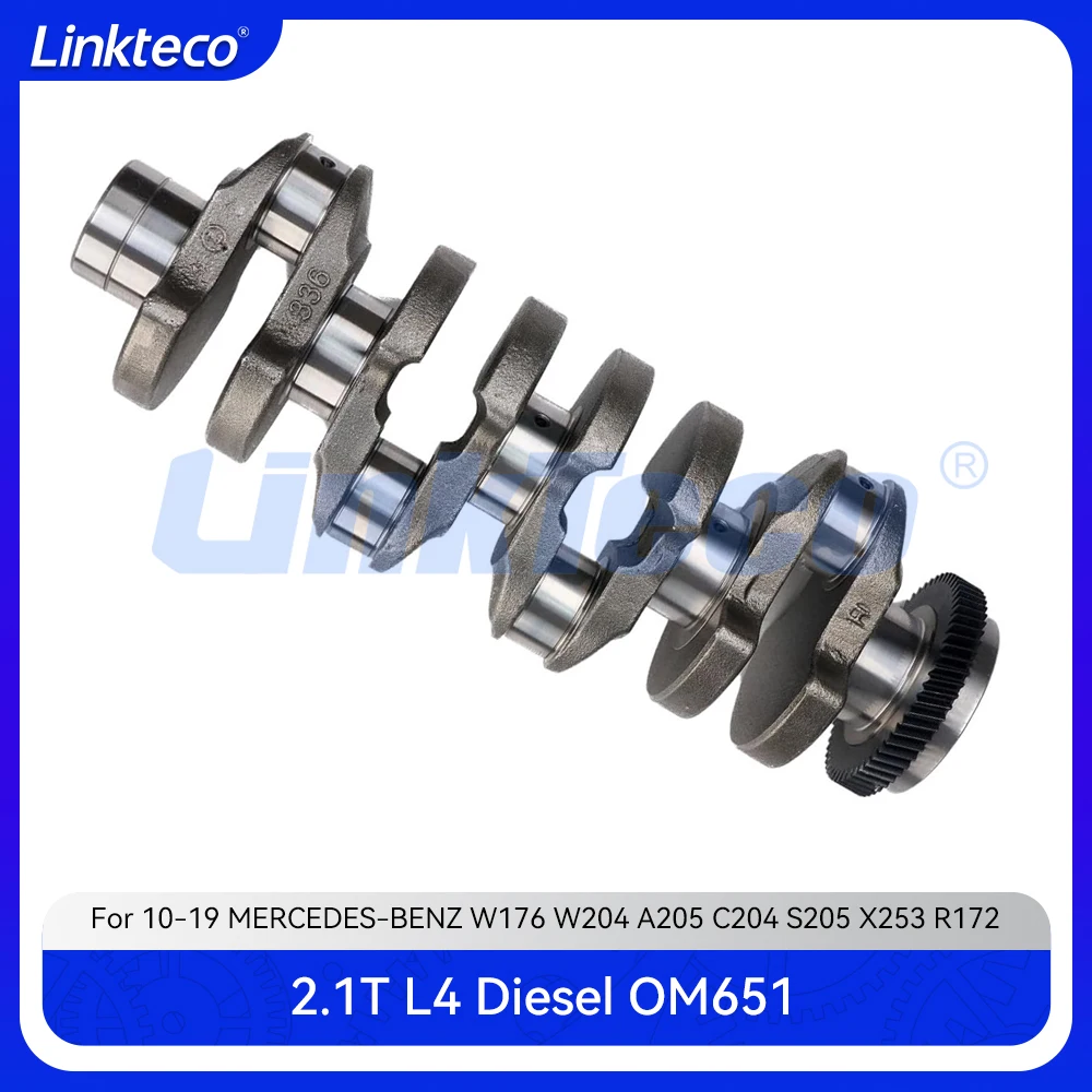 

Engine Part Crankshaft Fit 2.1 2.2 L T L4 Diesel OM651 For 10-19 Mercedes-Benz JEEP COMPASS W166 R172 W212 W204 A207 2.1T 2.2L