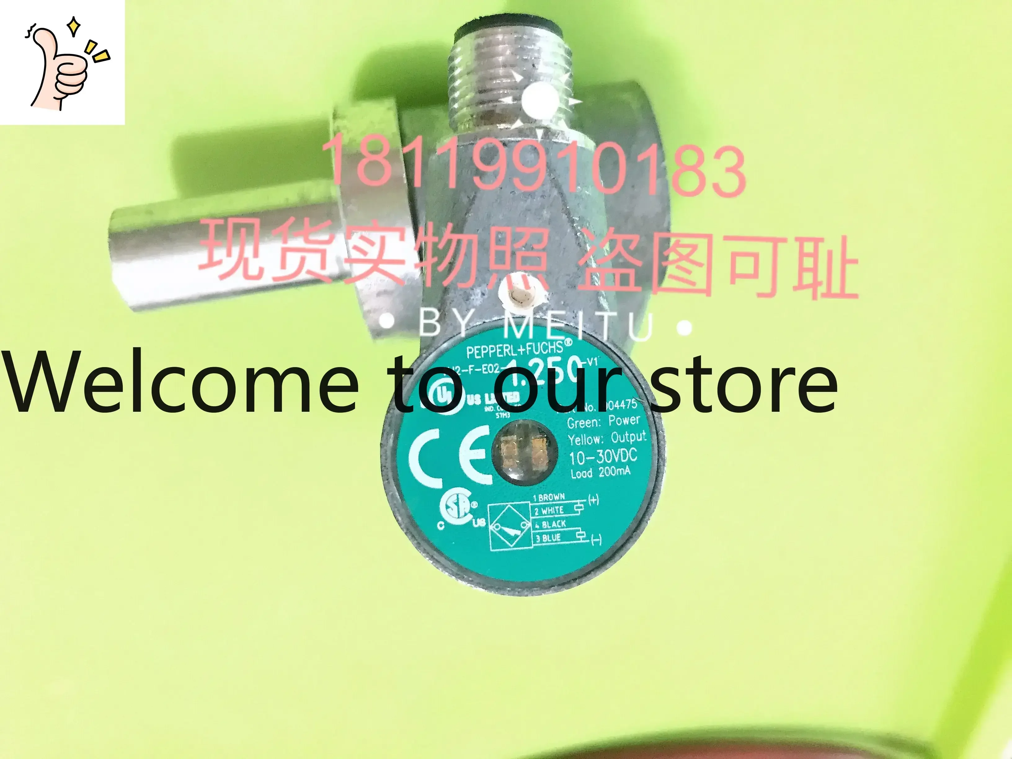 2026 Beijiafu P+F Proximity Switch NJ2-F-E02-1.250-V1 904475 In Stock Physical Photo Without Bracket