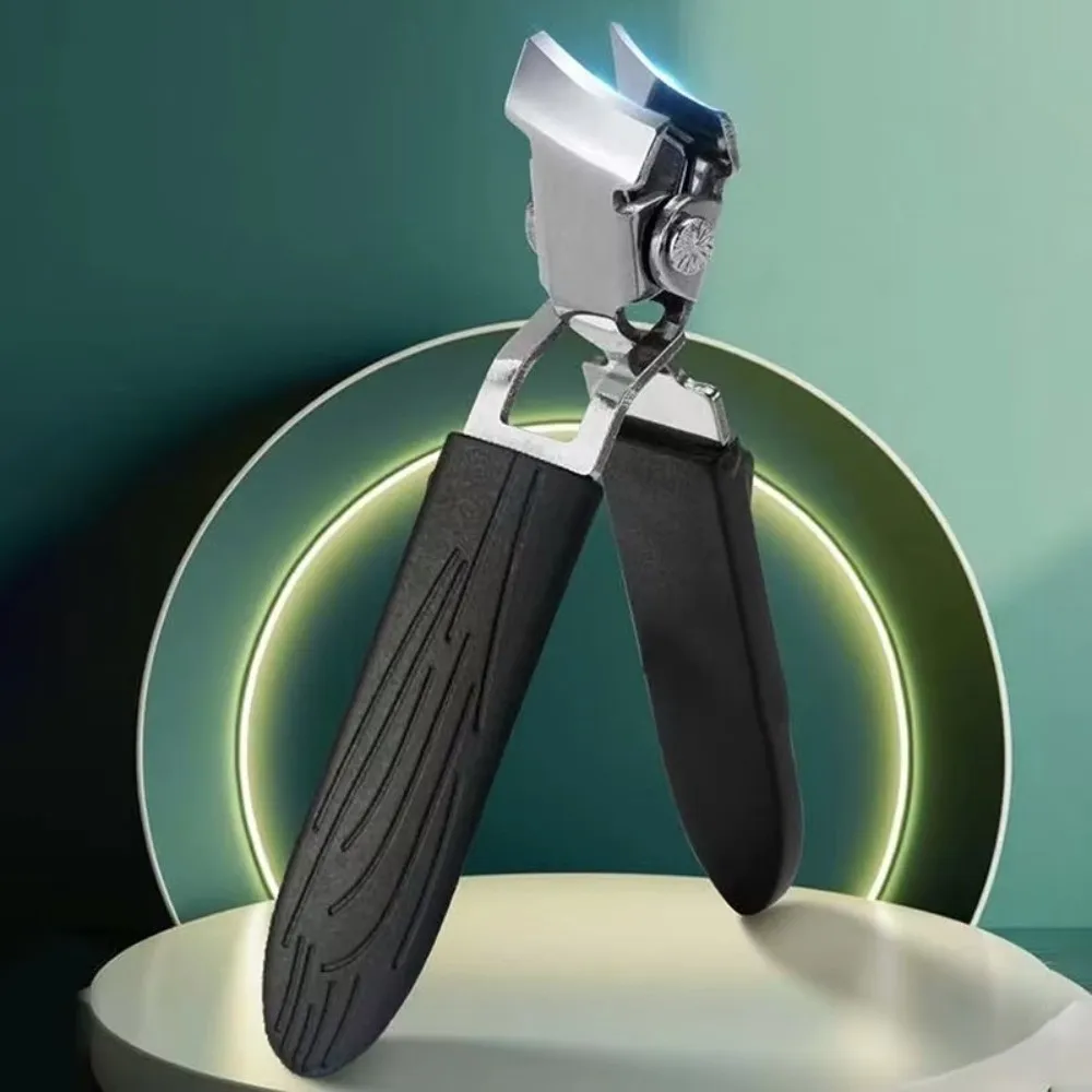 耐久性のある超鋭利な斜め爪切り、飛散防止、簡単に開く足の爪切り、ステンレス鋼の斜めペンチ