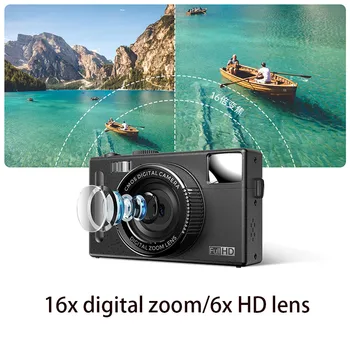 Upgraded 48 million student HD digital camera 3.0 inch HD large screen photo Video filter camera shooting videos