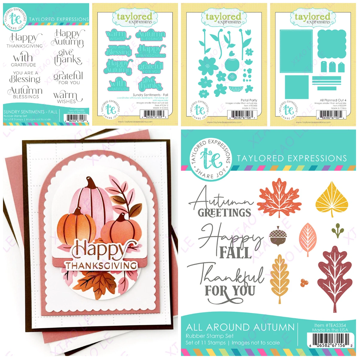 Металлические ножи для резки "Осенние чувства", для скрапбукинга