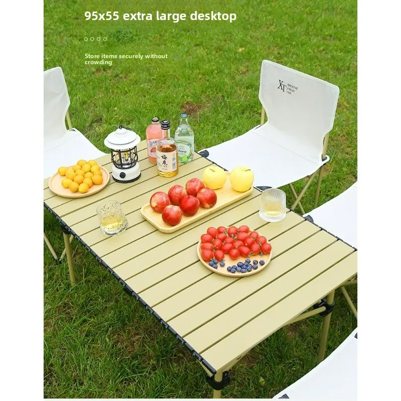 

Outdoor Folding Table Picnic Stall Travel Equipment Portable Sturdy Durable Multifunctional Detachable Camping Long Table
