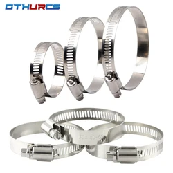 1/2/5/10/30pcs Stainless steel Hose Clamp Adjustable Drive Hose Clamp Fuel Line Worm Size Clip Hoop
