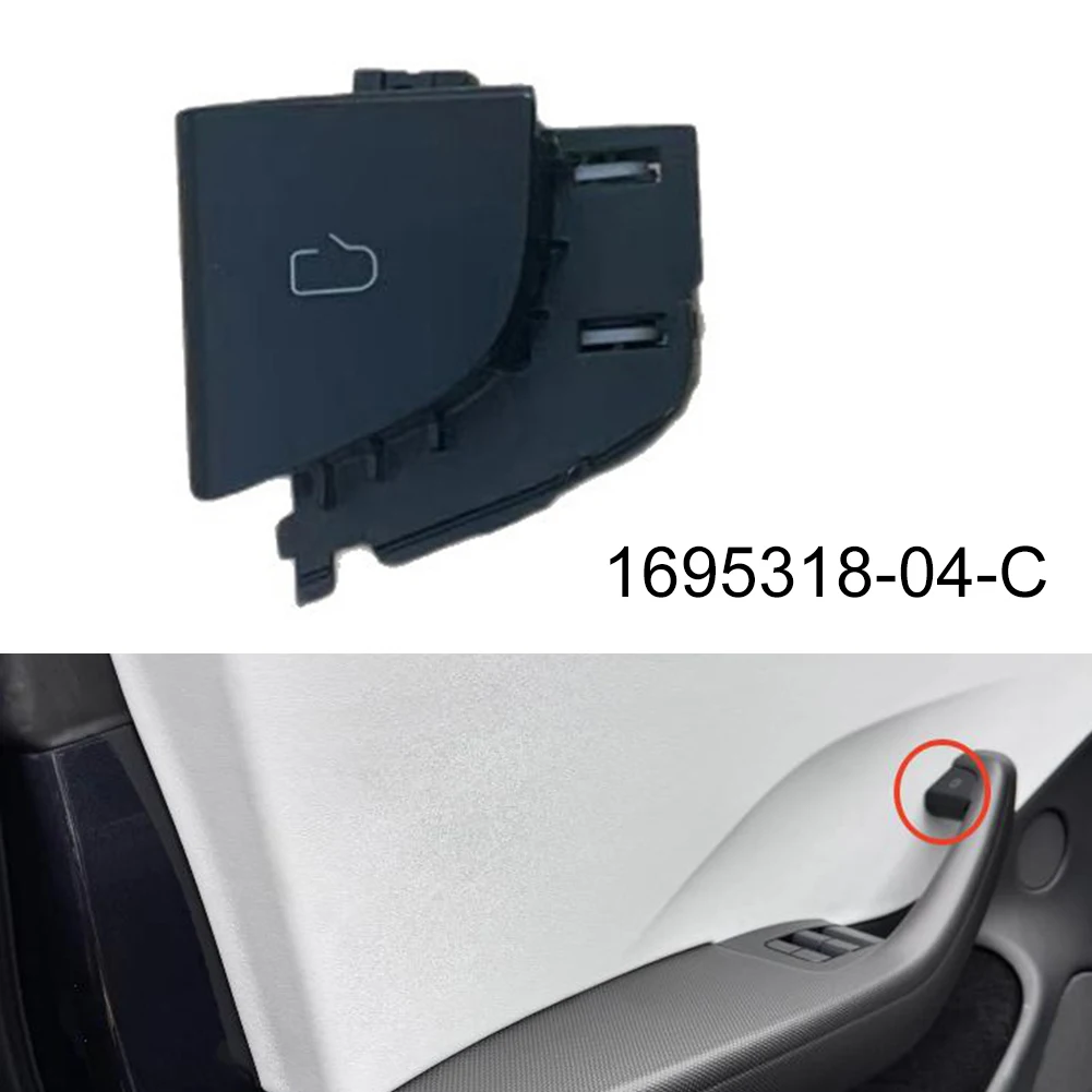 Model 3 2025 Door Control Front Left Door Switch For Daily Vehicle Operation Black Heat-resistant ABS Material