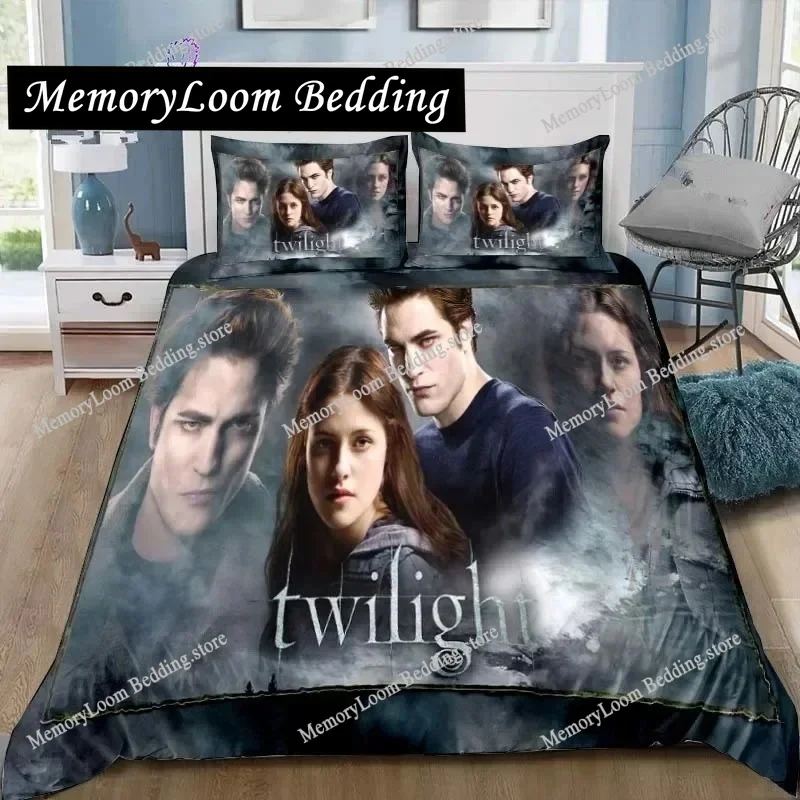 The Twilight Saga Bedding Set Single Twin Full Queen King Size Bed Set Aldult Kid Bedroom Duvetcover Sets bed sheet set 2025
